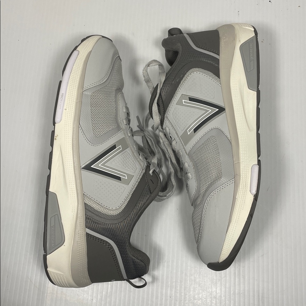 Vionic Women’s Walk Strider Walking Sneaker Size 11 Gray Lace Up Leather Mesh - Picture 9 of 15